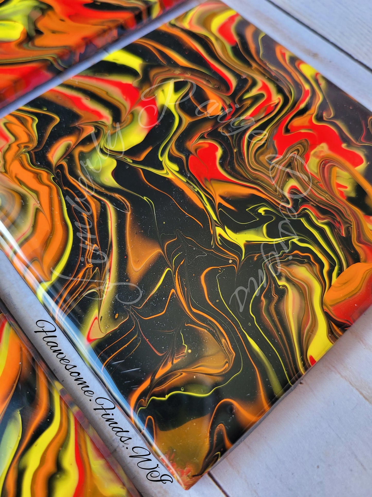 Lava 4-Piece Coaster Set